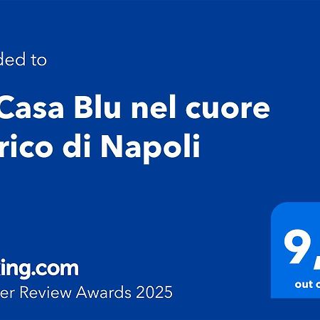La Casa Blu Nel Cuore Storico Di Napoli מראה חיצוני תמונה