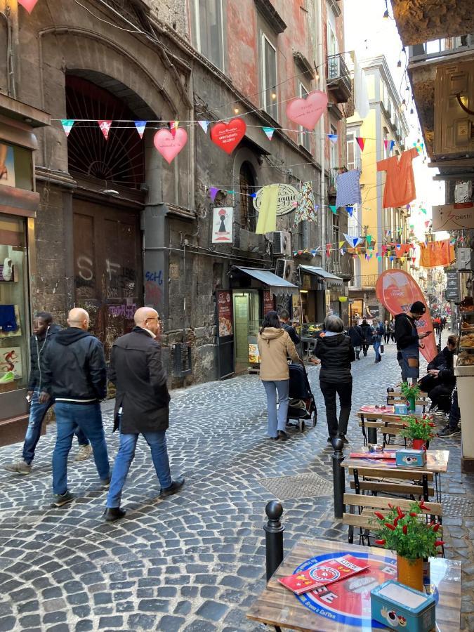La Casa Blu Nel Cuore Storico Di Napoli מראה חיצוני תמונה