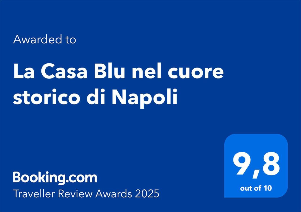 La Casa Blu Nel Cuore Storico Di Napoli מראה חיצוני תמונה